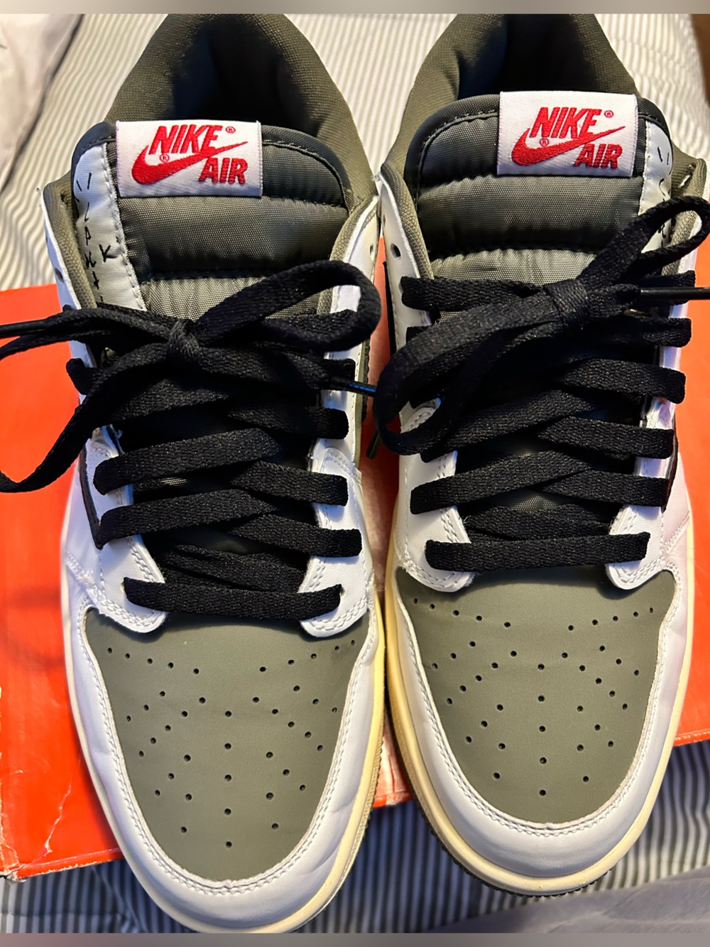 🫒 #Nike #AirJordan1 #TravisScott #Olive #Size 10 #NoBox